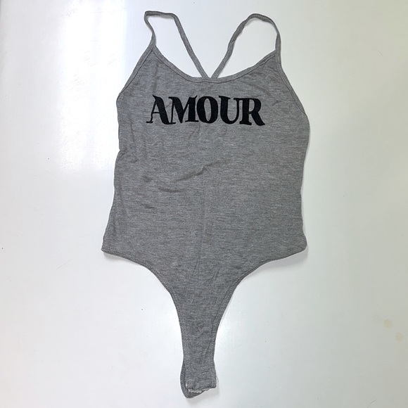 Amour Criss-Cross Bodysuit - Picture 2 of 7